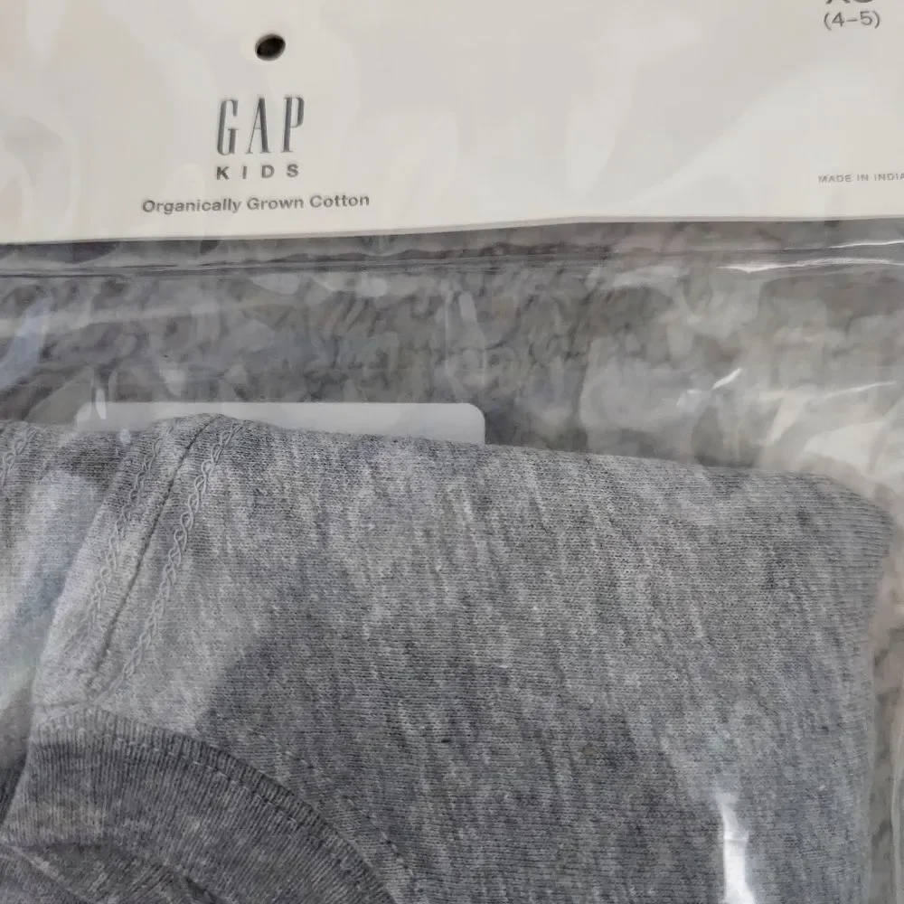 GAP Kids  BOYS Gray Short Sleeve Cotton Crewneck Tees 3pc Set